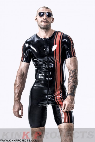 Male Vertical Stripes Surfsuit 