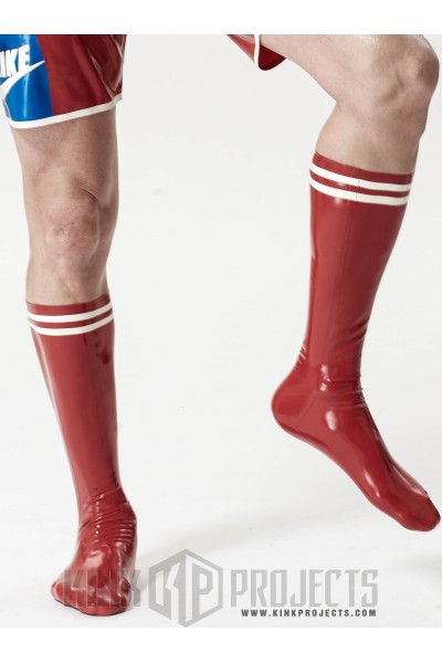 Male Latex Football Socks
