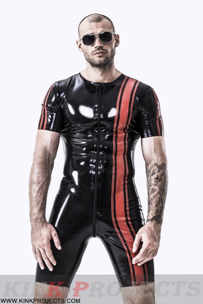 Male Vertical Stripes Surfsuit 