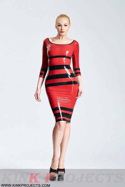 'Horizontale' Boatneck Dress