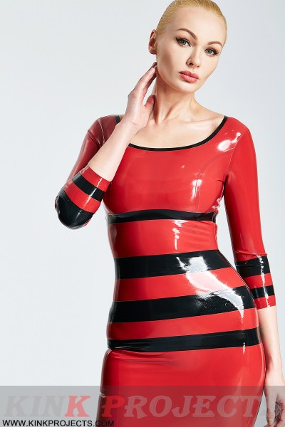 'Horizontale' Boatneck Dress