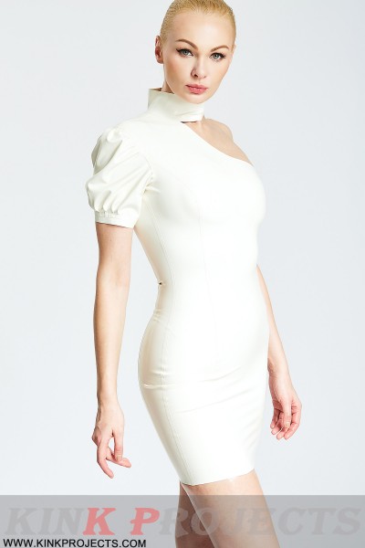 'Alicia' Asymmetric One-Shoulder Mini Dress