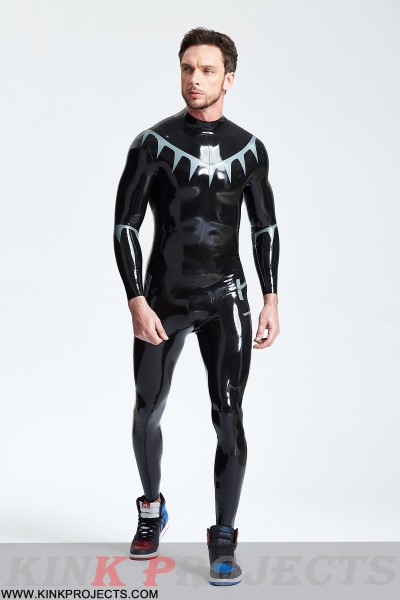 Male 'Shark Tooth' Look Catsuit 