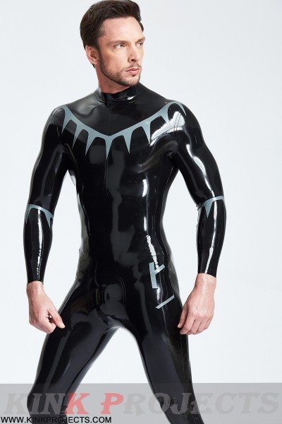 Male 'Shark Tooth' Look Catsuit 