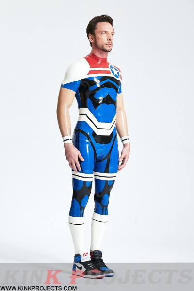 Male 'Captain Star' Back Zip Catsuit 