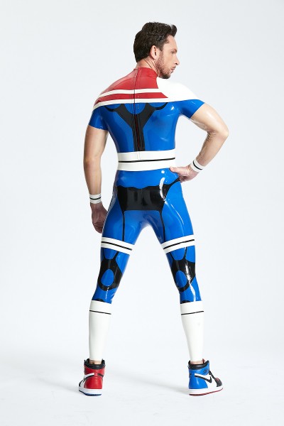 Male 'Captain Star' Back Zip Catsuit 