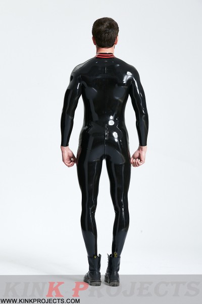 Male 'Symbolic' Front Through-Zip Catsuit 