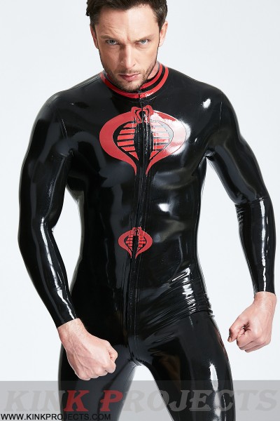 Male 'Symbolic' Front Through-Zip Catsuit 