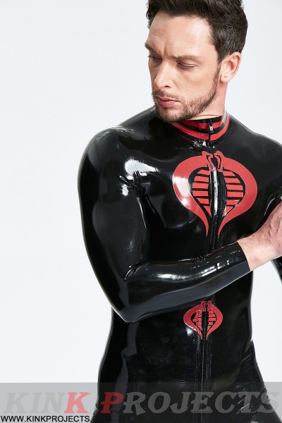 Male 'Symbolic' Front Through-Zip Catsuit 