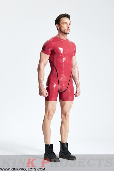 Male Collarless Short-sleeved Surfsuit 