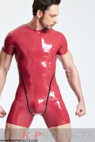 Male Collarless Short-sleeved Surfsuit 