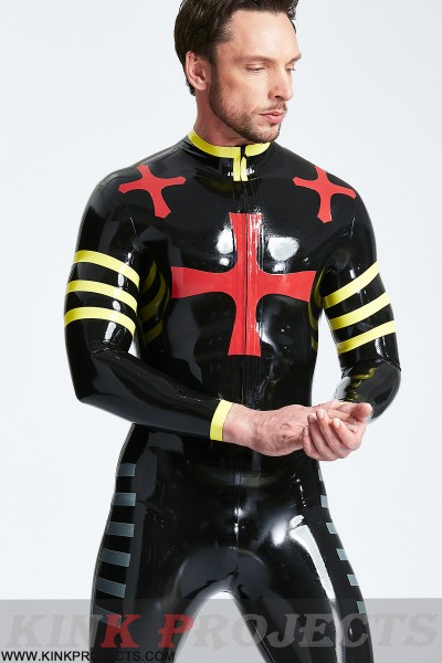 Male 'Crossway' Front Zip Catsuit 