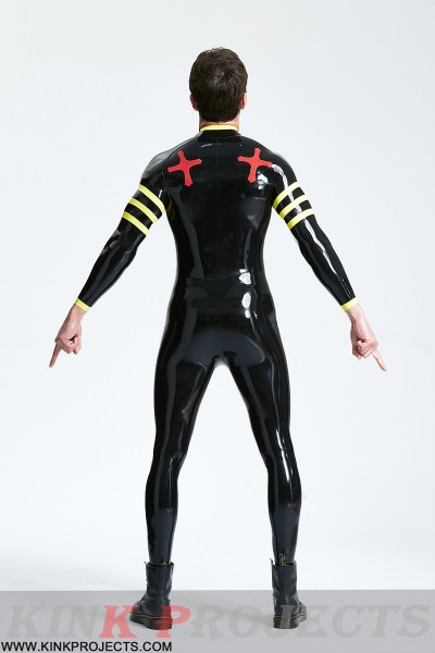 Male 'Crossway' Front Zip Catsuit 