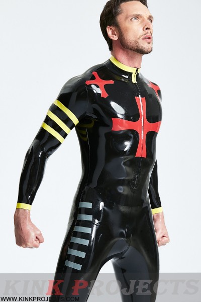 Male 'Crossway' Front Zip Catsuit 