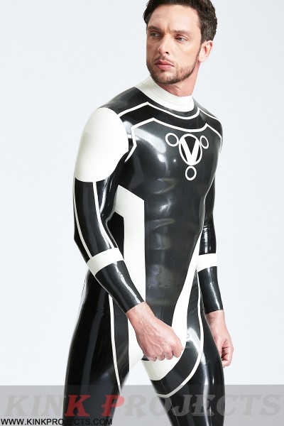 Male 'Trident' Back Zip Catsuit 