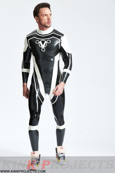 Male 'Trident' Back Zip Catsuit 