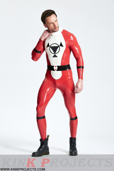 Male 'Drone' Back Zip Catsuit 