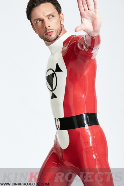 Male 'Drone' Back Zip Catsuit 