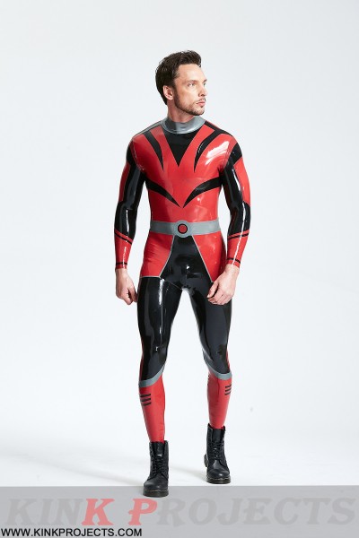 Male 'Space Force' Back Zip Catsuit 