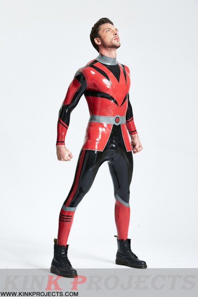 Male 'Space Force' Back Zip Catsuit 