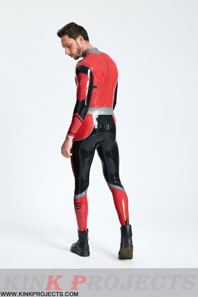 (Stock Clearance) Male 'Space Force' Back Zip Catsuit 