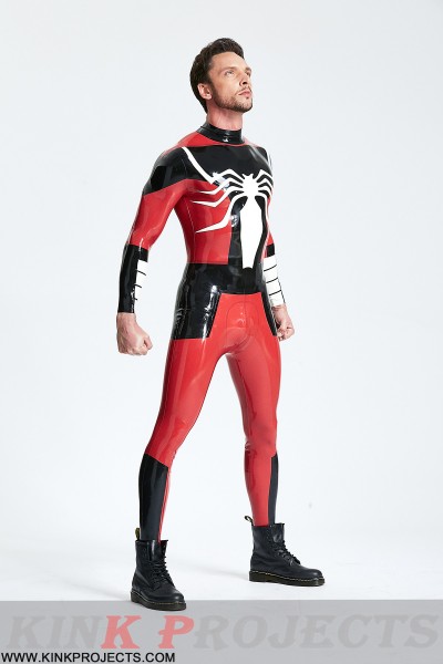 Male 'Arachnid' Back Zip Catsuit 