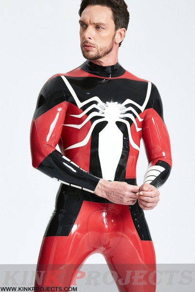 Male 'Arachnid' Back Zip Catsuit 