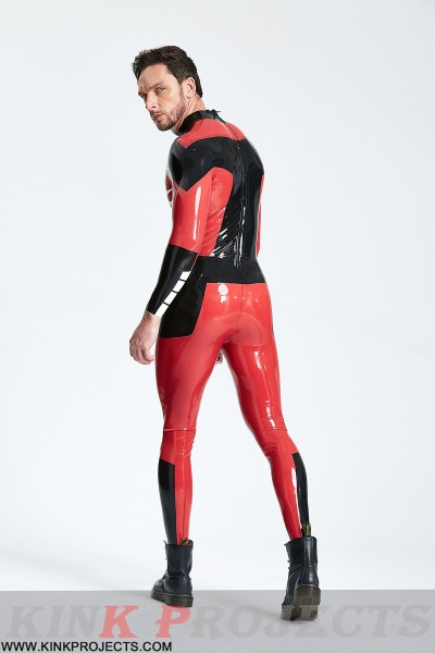 Male 'Arachnid' Back Zip Catsuit 