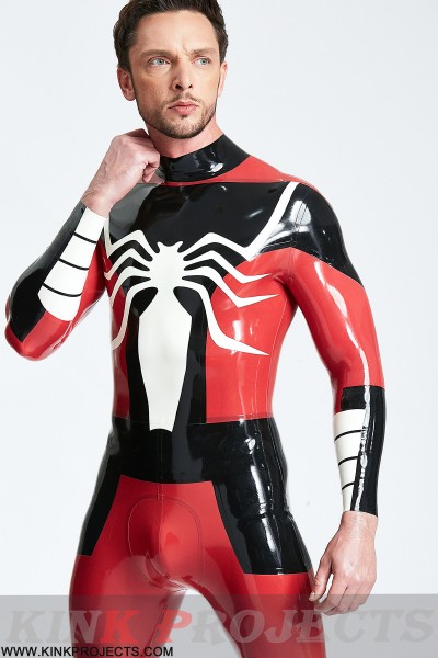 Male 'Arachnid' Back Zip Catsuit 