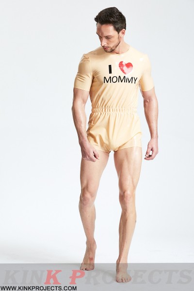 Male 'Mommy's Boy' Neck Entry Sleepsuit 