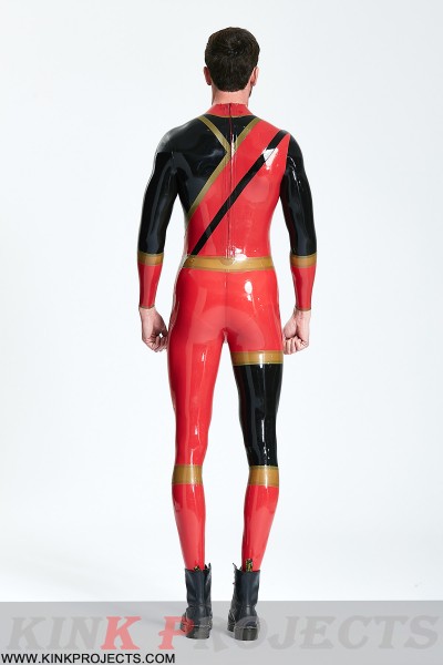 (Stock Clearance) Male 'Cogwheel' Insignia Catsuit 