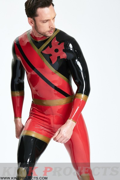 (Stock Clearance) Male 'Cogwheel' Insignia Catsuit 