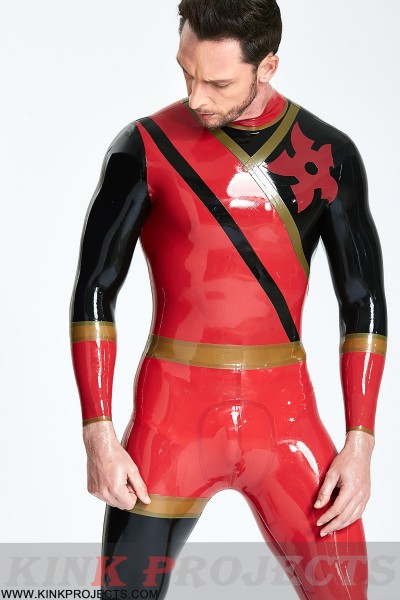 (Stock Clearance) Male 'Cogwheel' Insignia Catsuit 