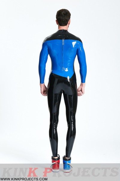 Male 'Flight Deck' Back Zip Catsuit -modification