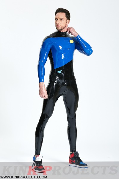 Male 'Flight Deck' Back Zip Catsuit -modification