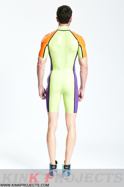 Male 'Multicolor' Shoulder-Zip Surfsuit 