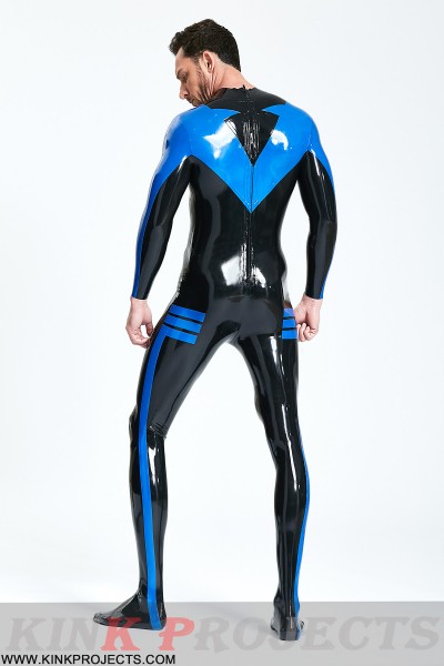 Male 'Nightwing' Catsuit With Feet 
