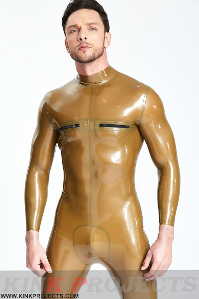 Male Standard Back Zip Latex Catsuit 