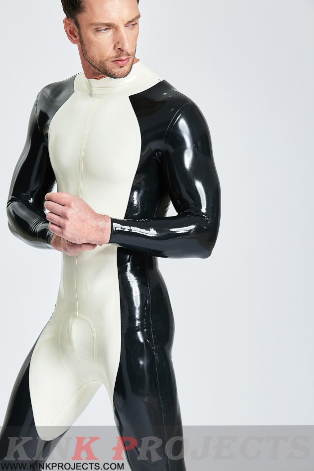 Male 'Pup' Back Zip Catsuit 