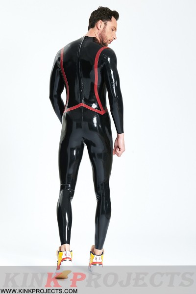 Male 'Fishtail' Stripe Catsuit 