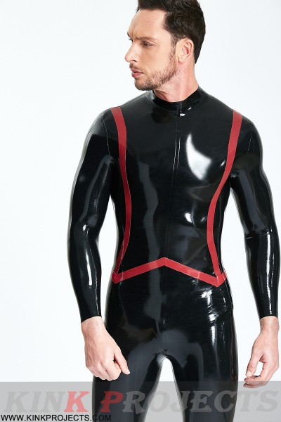 Male 'Fishtail' Stripe Catsuit 