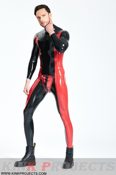 Male 'Side-Swiper' Codpiece Catsuit 