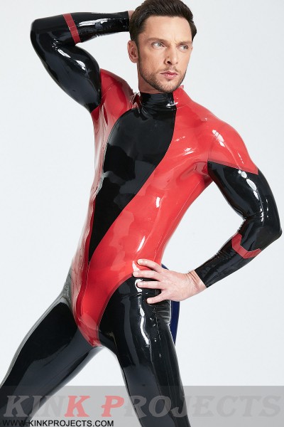 Male 'Devil-May-Care' Inflated Tail Catsuit 