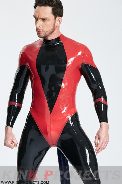 Male 'Devil-May-Care' Inflated Tail Catsuit 