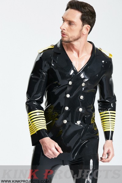 (Stock Clearance) Male Military Style Double-Breasted Short Coat 