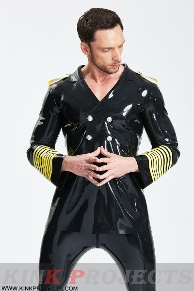 (Stock Clearance) Male Military Style Double-Breasted Short Coat 