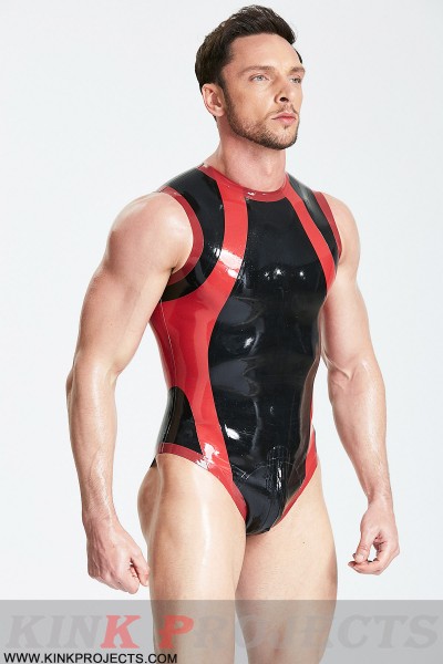 Male High-Cut Muscle Leotard 