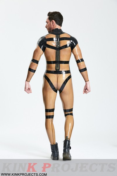 Male 'Harnessed' Translucent Catsuit