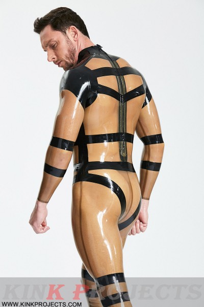Male 'Harnessed' Translucent Catsuit