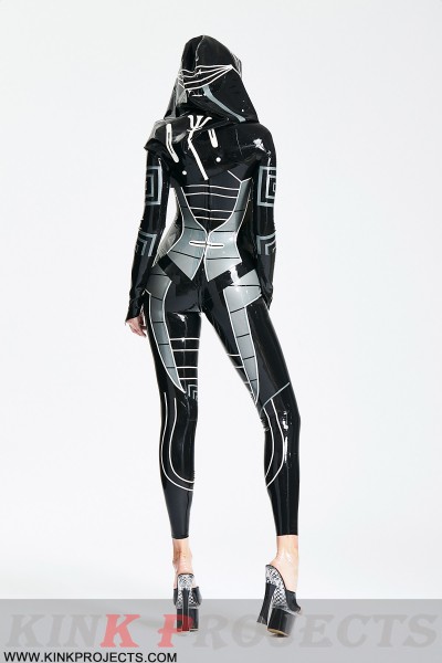 'Heloise' Hooded Catsuit